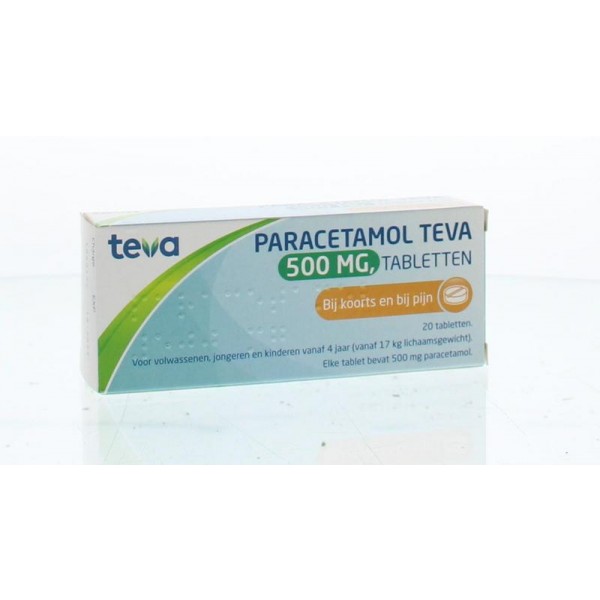 Paracetamol 500 mg Teva 20tb