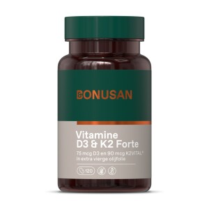 Vitamine D3 & K2 Forte potje voorzijde