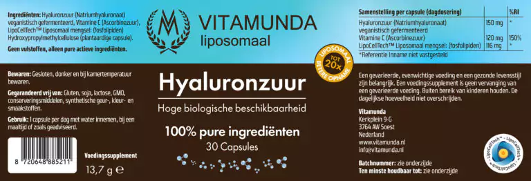 Hyaluronzuur-Label Hyaluronzuur-Label