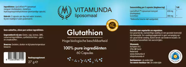 Liposomale-Glutathion-Label Liposomale-Glutathion-Label