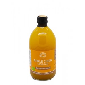 Mattisson Organic apple cider vinegar cinnamon turmeric 500ml