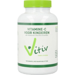 Vitiv Kinder vitamine C zuurvrij 120mg