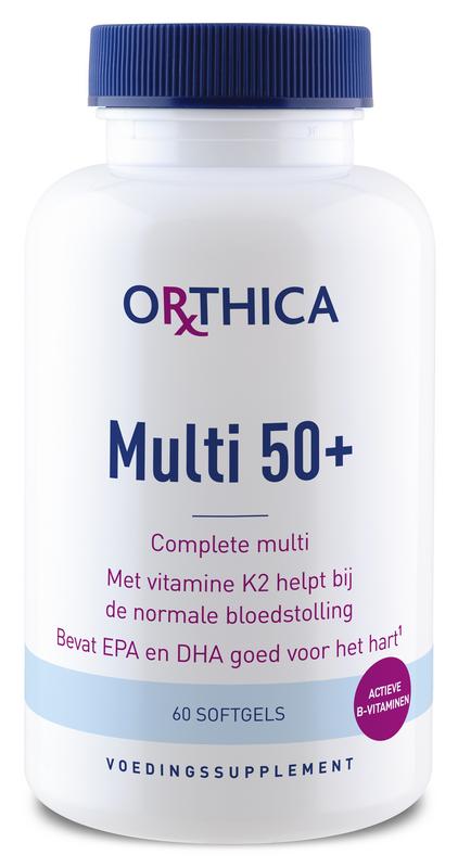 Multi 50+ softgels Orthica 60sft