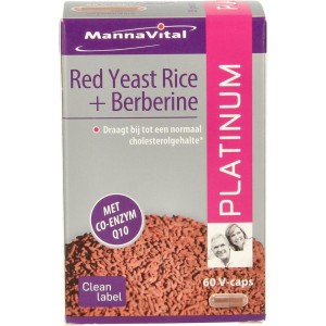 Mannavital Rode rijst + berberine platinum