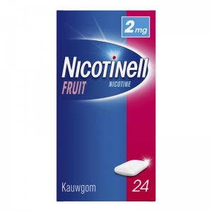 Nicotinell fruit kauwgom 2mg Nicotinell 24st