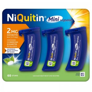 Niquitin mini 2mg mint av Niquitin 60zt