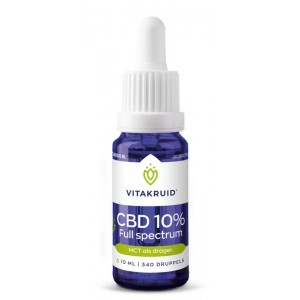 cbd olie 10% full spectrum Vitakruid 10ml