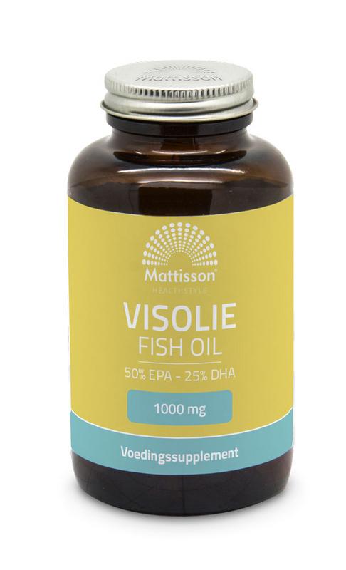 omega 3 visolie 50/25 1000mg Mattisson 60tb