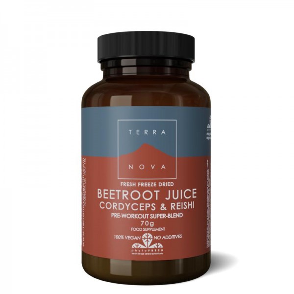 Beetroot juice cordyceps reishi Terranova 70g