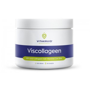 Pure viscollageen met c & zink Vitakruid 125gr