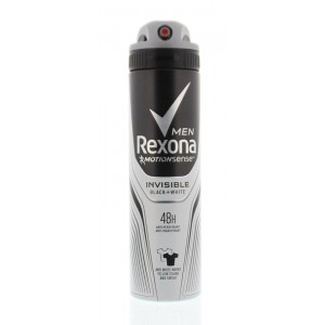Deodorant spray men invisible black & white Rexona 150ml