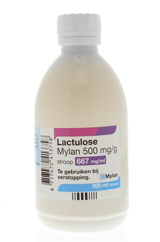 Lactulose stroop 500mg Mylan 300ml