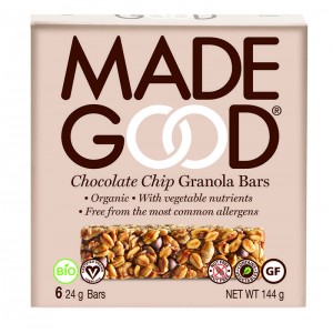 Granola bar chocolate chip 24 gram bio Made Good 6x24g
