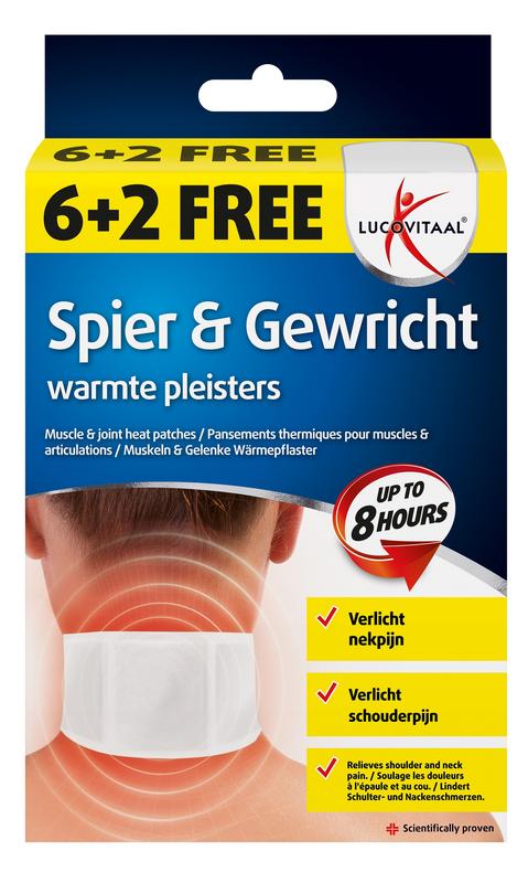 Nek & schouder warmte pleister Lucovitaal 8st