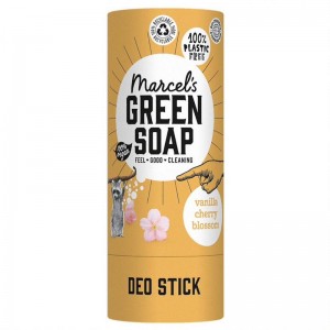 Deodorant stick vanilla & cherry blossom Marcel's GR Soap 40g