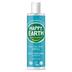 Pure deodorant spray ceder lime refill Happy Earth 300ml