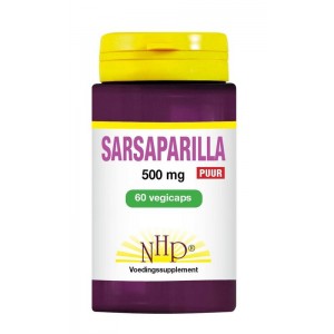 Sarsaparilla 500 mg puur NHP 60vc