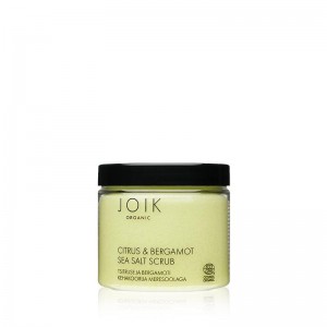Citrus & bergamot sea salt scrub organic vegan Joik 240g