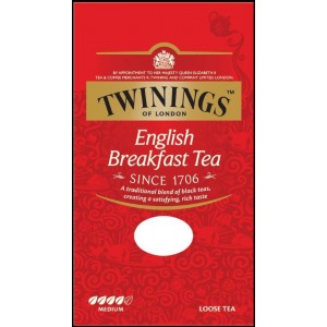 English breakfast tea karton Twinings 100g