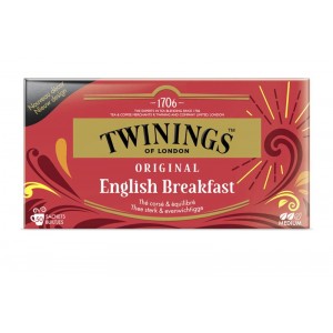 English breakfast envelop zwart Twinings 50st