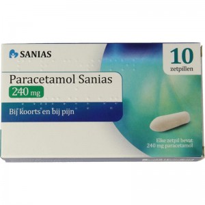 Paracetamol 240mg Sanias 10zp