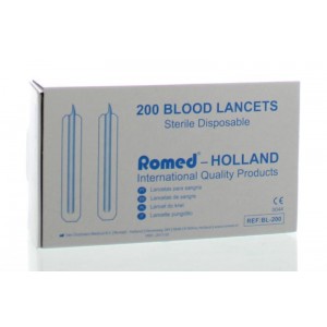 Bloedlancetten BL-200 Romed 200st