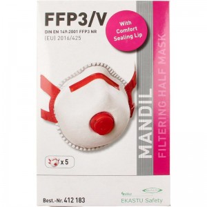 FFFP3 masker met ventiel Mediware 5st