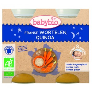 Wortel & quinoa 200 gram bio Babybio 2x200g