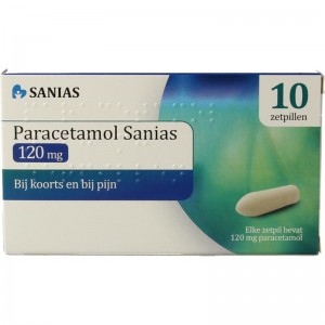 Paracetamol 120mg Sanias 10zp