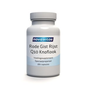 Nova Vitae Rode gist rijst+Q10+knoflook
