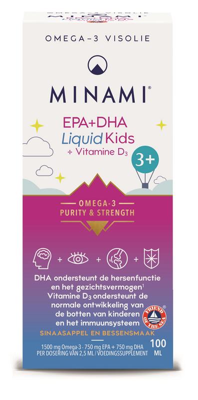 Minami EPA & DHA liquid kids Vit D3 100ml