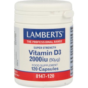 Vitamine D3 2000IE Lamberts 120ca