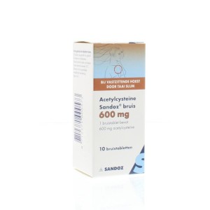 Acetylcysteine 600mg Sandoz 10brt