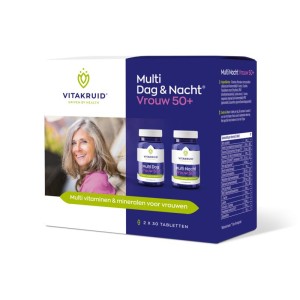 Vitakruid Multi dag & nacht vrouw 50+ 2 x 30tb