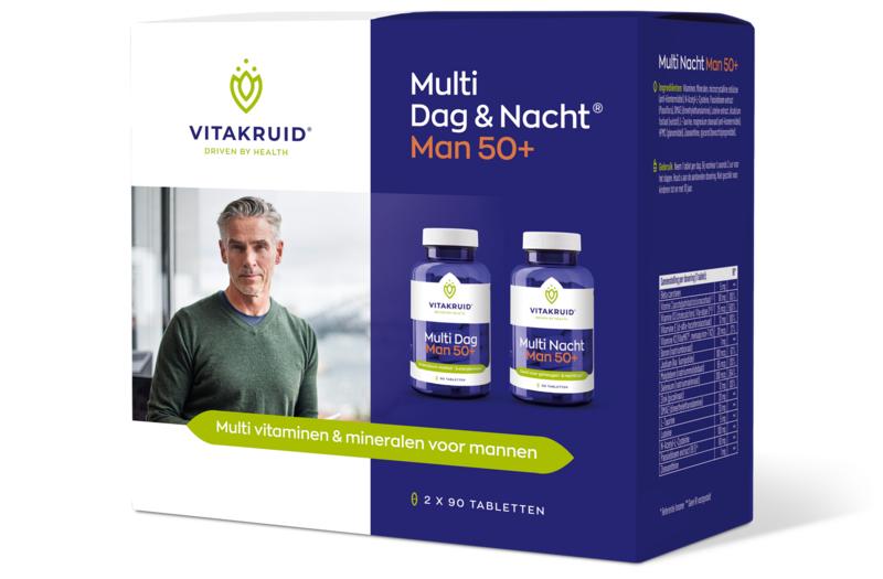 Vitakruid Multi dag & nacht man 50+
