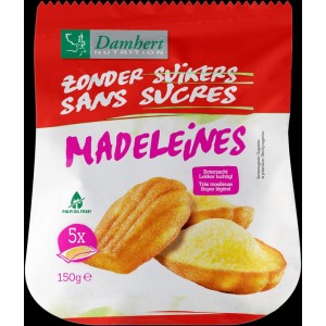 Madeleines zonder suiker Damhert 150g
