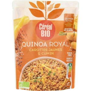 Quinoa royal met gele wortelen & komijn bio Cereal Bio 220g