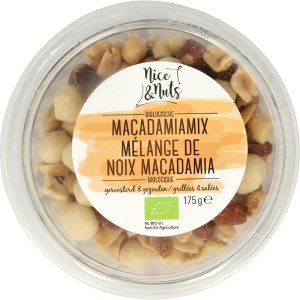 Macadamia mix met zeezout bio Nice & Nuts 175g
