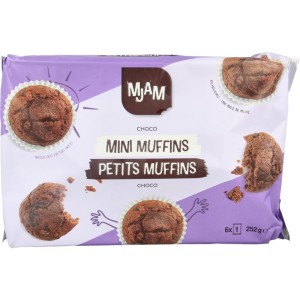 Chocolade muffins bio Mjam 252g