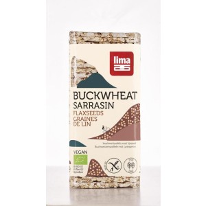 Boekweitwafels lijnzaad bio Lima 130g
