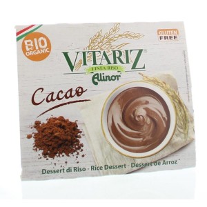 Rice dessert chocolade 4x 100 gram bio Vitariz 400g