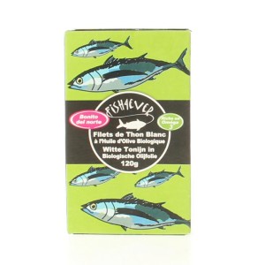 Witte tonijn in olijfolie Fish 4 Ever 120g