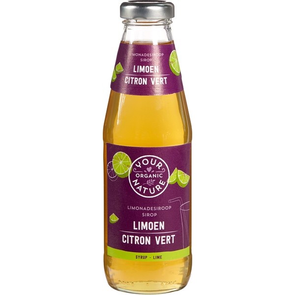 Limonadesiroop limoen bio Your Organic Nat 500ml