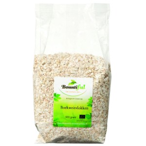 Boekweit vlokken glutenvrij bio Bountiful 500g
