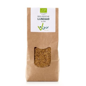 Lijnzaad blond bio Vitiv 500g