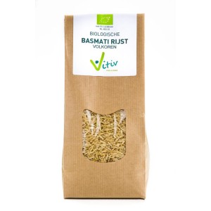 Basmati rijst volkoren bio Vitiv 500g