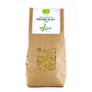 Rijst bruin lang bio Vitiv 1000g