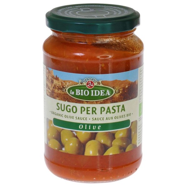 Pastasaus olijven bio Bioidea 340g