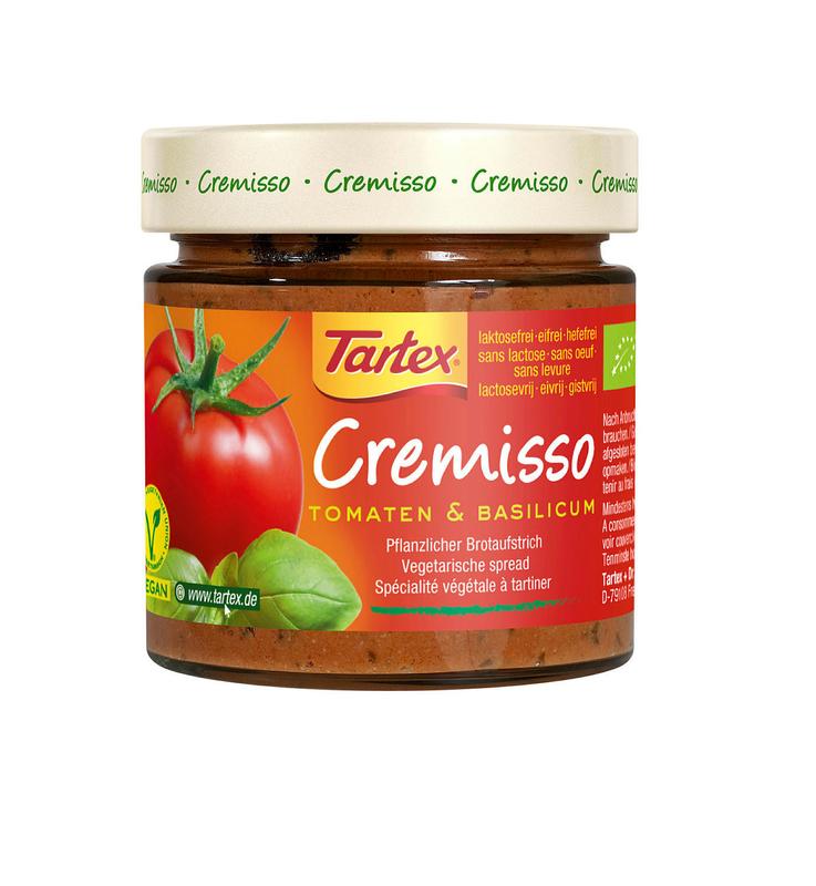 Cremisso tomaat basilicum bio Tartex 180g
