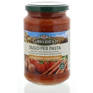 Pastasaus vegetarisch bolognese bio Bioidea 340g